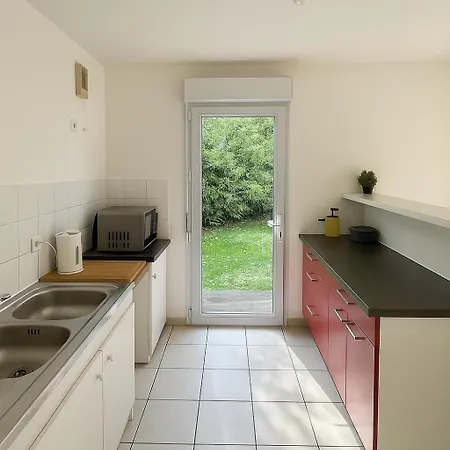 Apartment T3 Cosy Avec Jardin Et Parking, Calme Et Nature